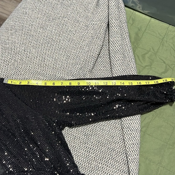 JM Studio Black sequin dress, size 10P - Picture 12 of 13